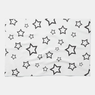 Stars pattern tea towel