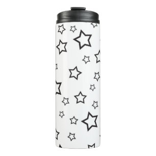 Stars pattern thermal tumbler