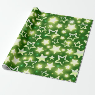 Stars pattern wrapping paper