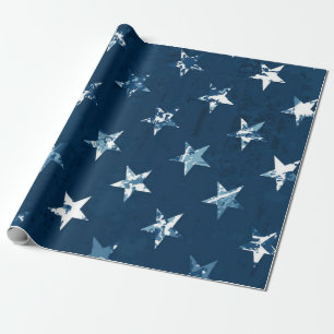 Stars pattern wrapping paper