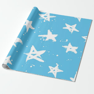 Stars pattern wrapping paper