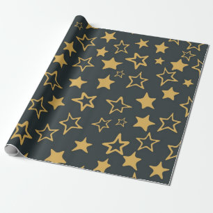 Stars pattern wrapping paper