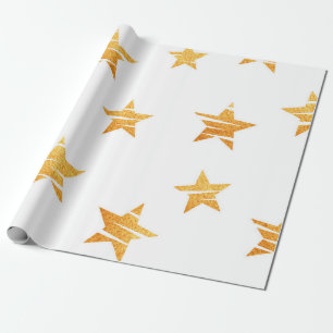 Stars pattern wrapping paper