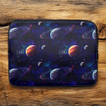 Stars, Planets, Galaxy, Outer space Themed Laptop Sleeve<br><div class="desc">Cool outer space themed stars,  planets,  moons in the galaxy tablet case.</div>