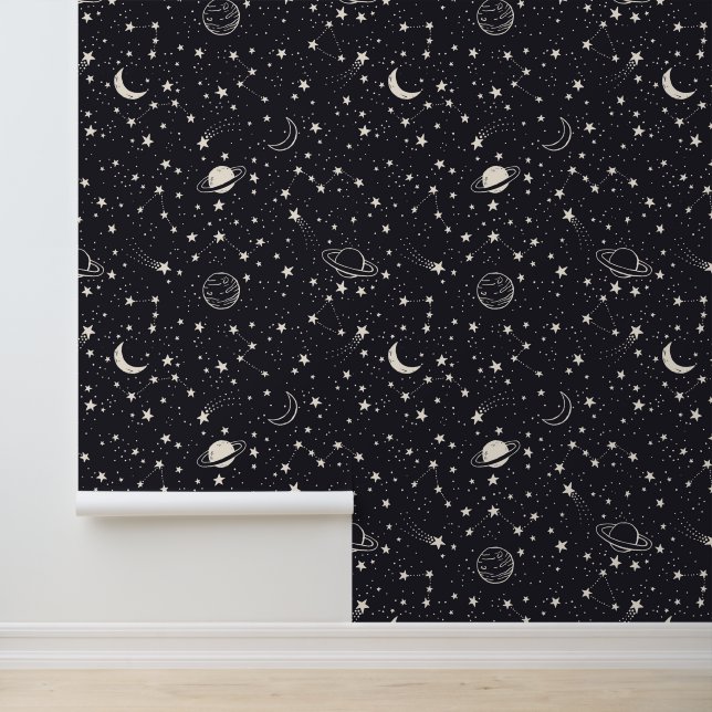 Stars & Planets Pattern Wallpaper (Application)