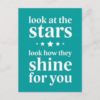 stars postcard