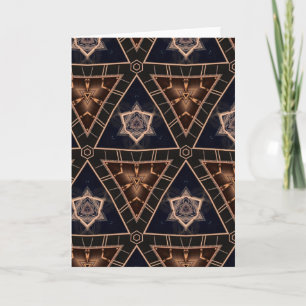 Stars & Pyramids Card
