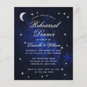 Stars Rehearsal Dinner - Budget Celestial Wedding