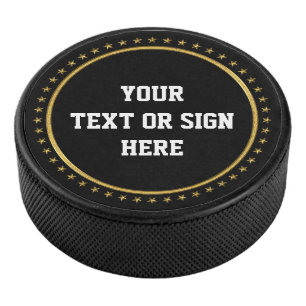 Stars Ring gold & Ring gold + YOURS Hockey Puck