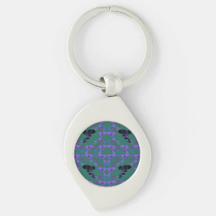 Stars Roses Key Ring