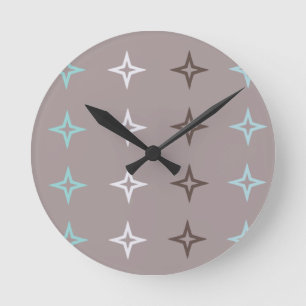 Stars Round Clock
