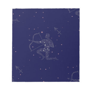 stars sagittarius notepad