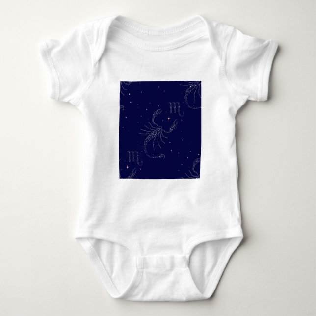 stars scorpio baby bodysuit (Front)