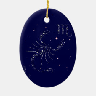 stars scorpio ceramic tree decoration