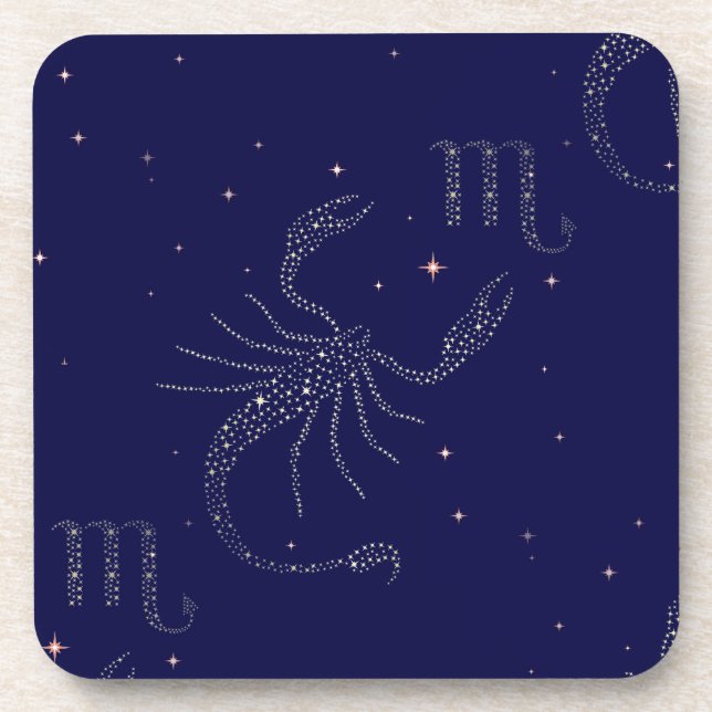 stars scorpio coaster (Front)