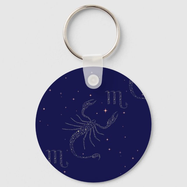 stars scorpio key ring (Front)