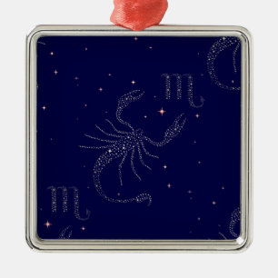 stars scorpio metal tree decoration