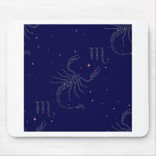 stars scorpio mouse mat