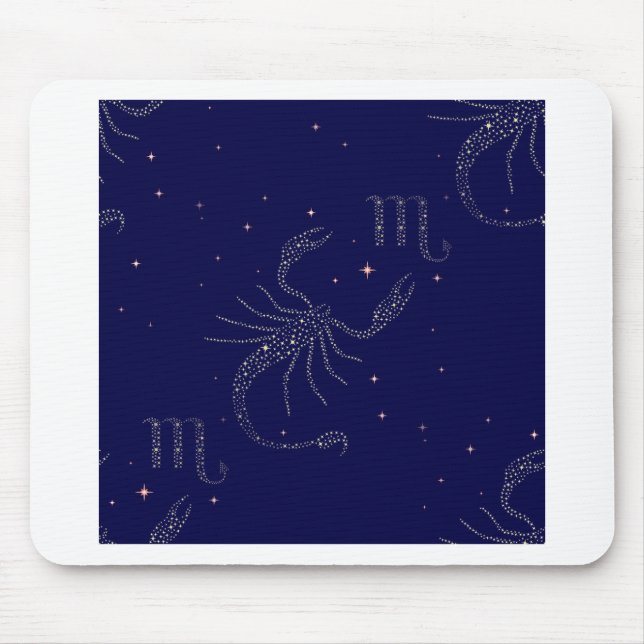 stars scorpio mouse mat (Front)
