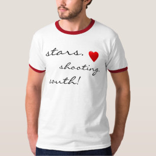 stars Shooting South hearts T-Shirt