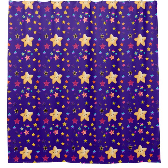 STARS SHOWER CURTAIN (Front)