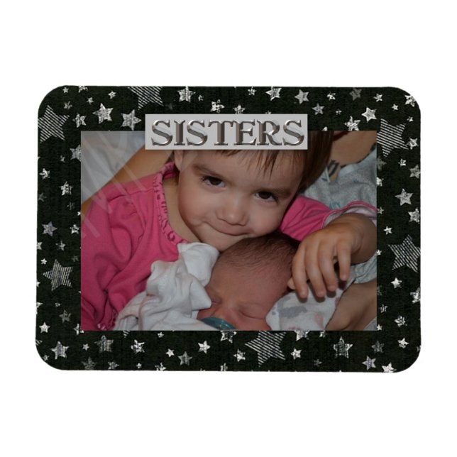 Stars Sister  Photo Premium Magnet (Horizontal)
