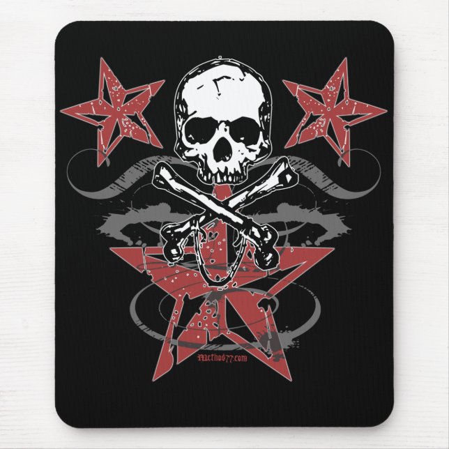 Stars & Skull Mousepad (Front)