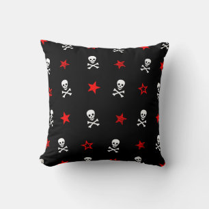 Stars, Skulls and Crossbones Cushion