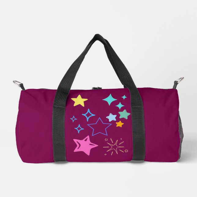 Stars Small Duffle Bag (Front)