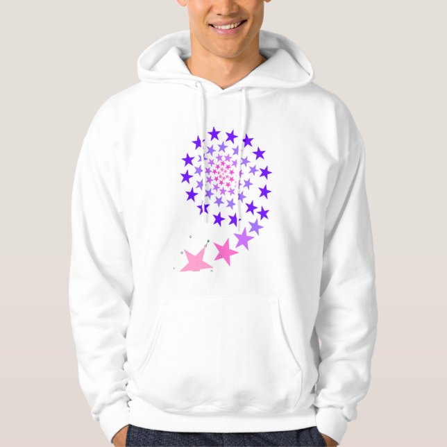 stars spiral hoodie (Front)