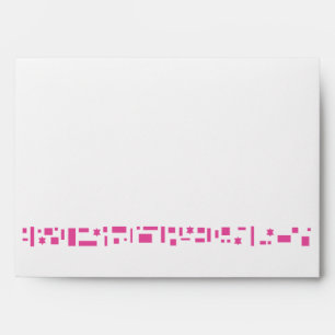 Stars & Square Bar Bat Mitzvah Invitation envelope