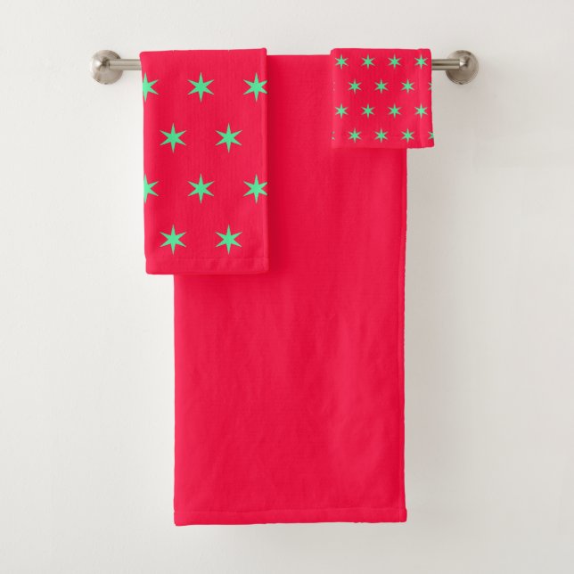 Stars Starlet Stars Stars Bath Towel Set (Insitu)