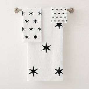 Stars Starlet Stars Stars Stars Bath Towel Set