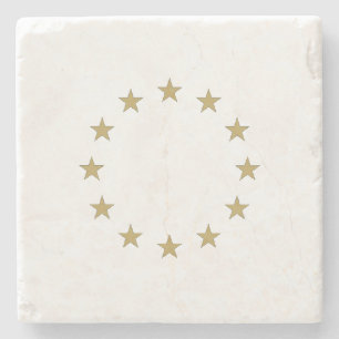 Stars - Stars - Europe - Europe - EU flag Stone Coaster