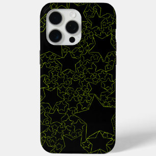 Stars, Stars, Stars - Lime Green  iPhone 15 Pro Max Case