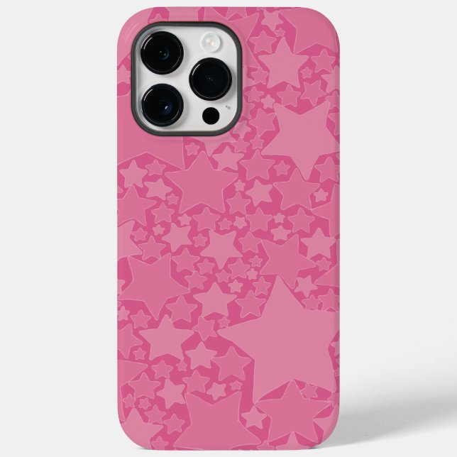 Stars, Stars, Stars - Pink Case-Mate iPhone Case (Back)