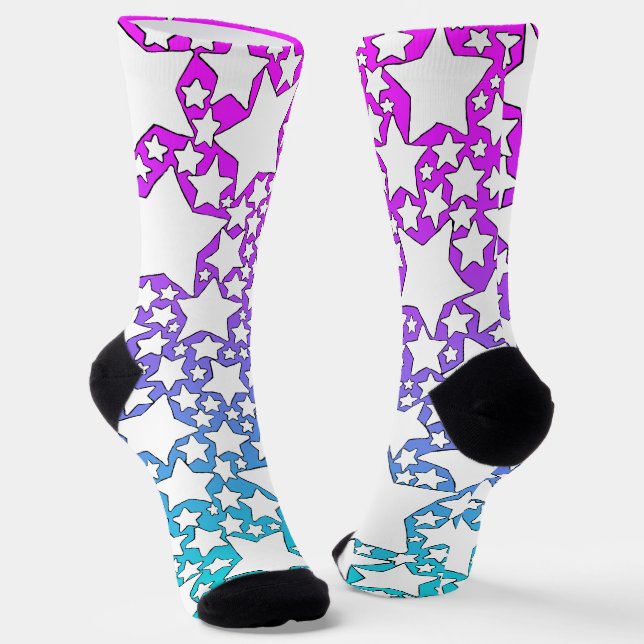 Stars, Stars, Stars  Socks (Angled)
