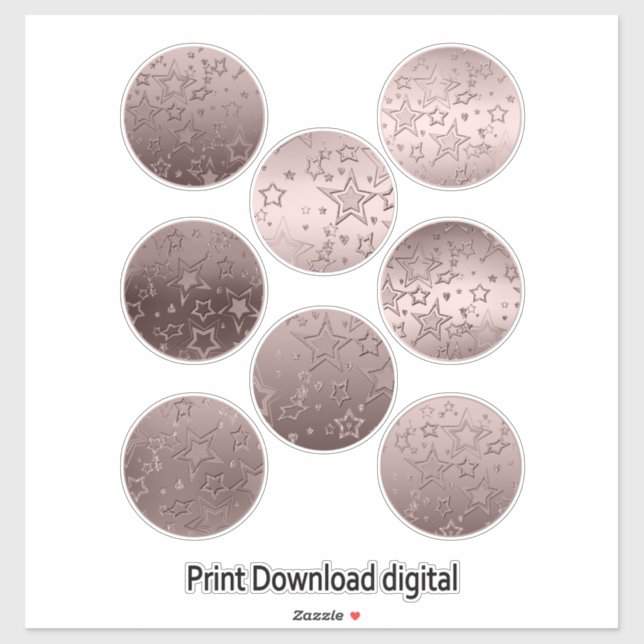 Stars, stickers, heart, wedding, engagement (Sheet)