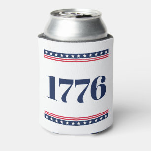 Stars & Stripes 1776 Americana Design Can Cooler