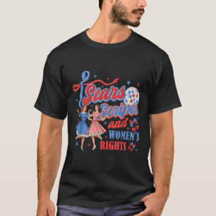 Stars Stripes And Equal Rights 4th Of July Womens  T-Shirt