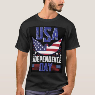 Stars, Stripes, and Freedom: USA Independence Day T-Shirt