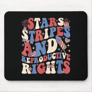 Stars Stripes and Reproductive Rights Independence Mouse Mat