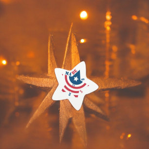 Stars Stripes Art Star Sticker