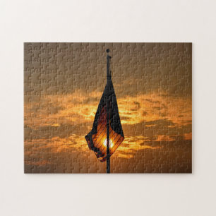 Stars & Stripes at Sunset Jigsaw Puzzle