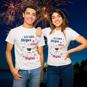 Stars, Stripes & BBQ Nights – Patriotic T-Shirt
