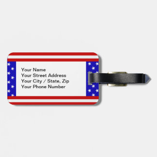 Stars & Stripes (customisable) Luggage Tag