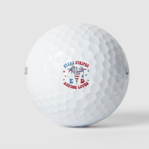 Stars Stripes E D Saving Lives Golf Balls