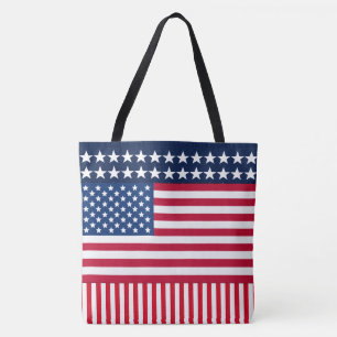 Stars & stripes Flag Mashup Tote Bag