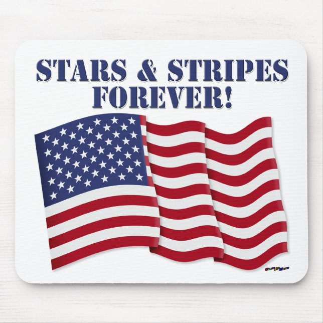 STARS & STRIPES FOREVER! MOUSE MAT (Front)