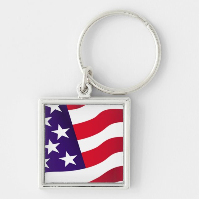 Stars & Stripes Key Ring (Front)